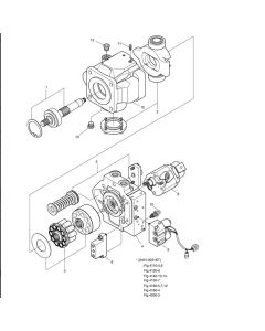Pumpendichtungssatz 2401-9231KT 24019231KT für Doosan Daewoo Bagger DH80G