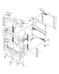 Radiator Ass'y KC4472164200 For Hitachi Excavator ZW370