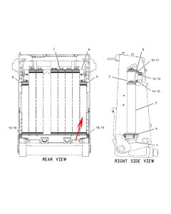 Radiator CA1163749 116-3749 1163749 For Caterpillar CAT Engine 3306 Caterpillar Track-Type Tractor D7R