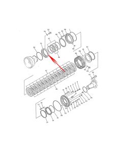 Retainer 426-33-11321 4263311321 For Komatsu Wheel Loaders 568 WA600-1 Komatsu Compactors WF600T-1 WF650T-3 Komatsu Wheel Dozer WD600-3