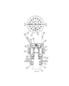 Seal Ring 550-5493 5505493 CA5505493 For Caterpillar CAT Engine C7.1 Caterpillar Excavator 323D3 320D2 320D2 L 320D3