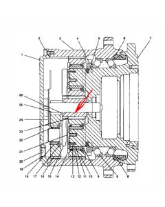 Secondary Gear CA1362833 136-2833 1362833 For Caterpillar CAT Engine 3046 Caterpillar Excavator 312B 315B 315B FM L