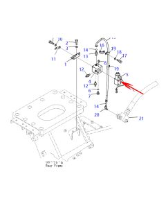 Solenoid Valve 569-43-85110 5694385110 For Komatsu Wheel Loaders WA900-3E0 Komatsu Dump Trucks HD325-7 HD405-7 HD785-7 HD605-7E0 HD465-7R