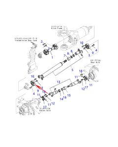 Spider Assembly 56B-20-15100 56B2015100 For Komatsu Dump Trucks HM300-2 HM300TN-1
