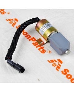 Válvula solenoide de parada 1756ES-24E3ULB1S5 1756ES24E3ULB1S5 Solenoide de apagado de 24 V para excavadora Hyundai R200-5