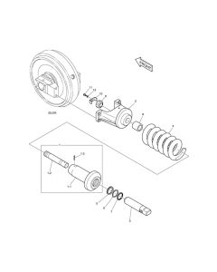 Kit de joint de cylindre de coussin de renvoi K9005356 pour excavatrice Doosan Daewoo DX150-9C DX150 DX130-9C