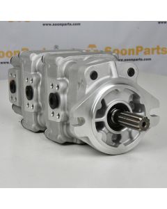 Bomba de engranajes piloto triple ASS'Y 705-41-08020 7054108020 para excavadora Komatsu PC10-6 PC15-2 PC15-2A PC15T-2