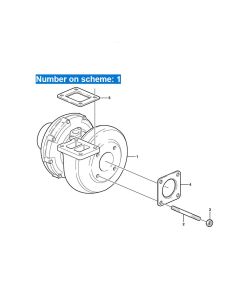 Turbocompresseur 04259289KZ 318747 318828 Turbo S2B pour moteur Deutz BF6M1013FC