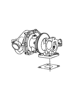 Turbocompressore YM123912-18010 YM12391218010 Turbo CYDM per escavatori Komatsu PC110R-1 PW110R-1 Motore S4D106-1FB