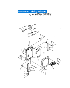 Water Radiator Core ASS'Y 20S-03-11212 20S0311212 for Komatsu Excavator PW20-1 PW30-1 PW30T-1 PC38UU-1