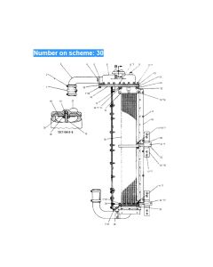 Núcleo de radiador de agua ASS'Y 6N-0957 6N0957 para Caterpillar Tractor CAT D8K motor D342