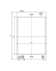 Water Radiator CA1119342 111-9342 1119342 CA1396889 139-6889 1396889 For Caterpillar Engine 3046 Caterpillar Track-type Tractor D4C III