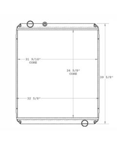 Water Radiator CA3220902 322-0902 3220902 CA4175125 417-5125 For Caterpillar CAT Engine C7.1 Caterpillar Wheel Loader 950K 962K 966F II