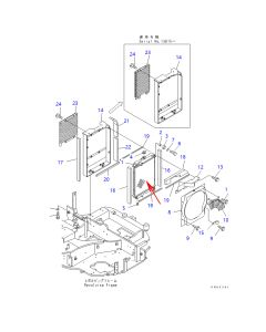 Water Radiator Core Ass'y 21U-03-31102 21U0331102 For Komatsu Excavator PC27MR-1 PC27MRX-1 PC28UU-3 PC30MR-1 PC30MRX-1 PC30UU-3