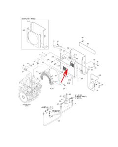 Water Tank Radiator 11S7-30090 11S730090 For Hyundai 7-Series Skid Steer Loader HSL850-7A