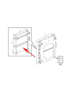 Water Tank Radiator S71R118P For Volvo Excavator EC220E