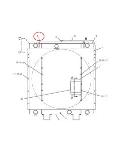 Water Tank Radiator CA2874788 287-4788 2874788 For Caterpillar CAT Engine C27 C32 Caterpillar Petroleum Transmission TH48-E70