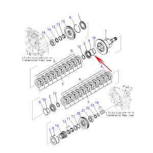 2Pcs Seal Ring 714-16-19230 7141619230 For Komatsu Graders GD755-5R GH320-3 Komatsu Wheel Loader WA470-6A WA480-6 WA320-3 Komatsu Dump Trucks HM400-2