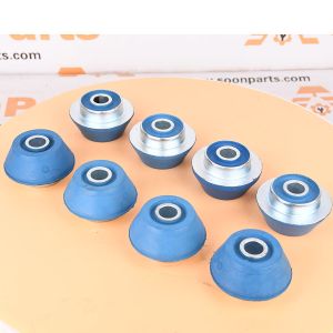 8 PCS Engine Mounting Rubber Cushion 201-01-71250 2010171250 for Komatsu Excavator PC100-6 PC120-6 PC128US-1 PC128US-2 PC128UU-1 PC128UU-2 PC130-7 PC130-8