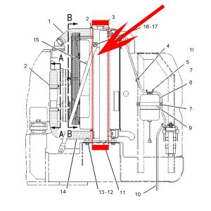 Radiator CA1099495, 109-9495, 1099495, CA1843896, 184-3896, 1843896 For Caterpillar Engine 3066 Caterpillar Excavator 320B 320B L from www.soonparts.com