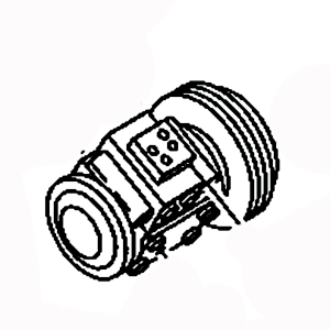 A/C Compressor TH4376245 for John Deere Excavator 750