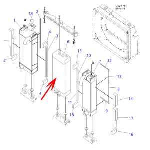 Aftercooler Assembly 11Y-03-34231, 11Y0334231 For Komatsu Bulldozers D31EX-22 D31PX-22 D37EX-22 D37PX-22 from www.soonparts.com