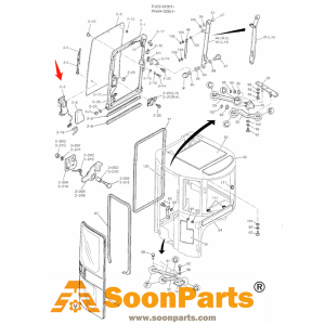 Buy Wiper Motor PM76S00001F1 for New Holland Excavator E27 E27B E27SR E30 E30B E30SR E35 E35B E35SR from WWW.SOONPARTS.COM online store
