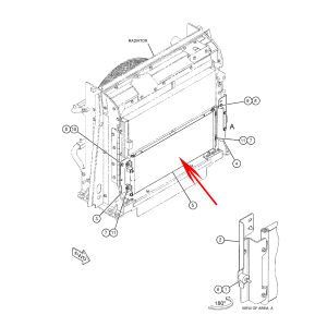 Condenser CA3744994 374-4994 3744994 For Caterpillar CAT Engine C7 C7.2 C11 C13 Caterpillar Wheel Loader 966H 972H