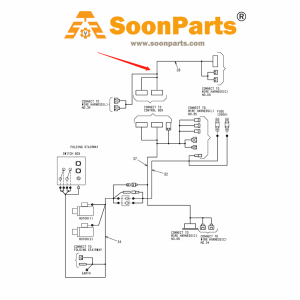 Control Box Wiring Harness 3113489 for Hitachi Excavator EX5500-6 EX5600-6BH EX5600-6LD