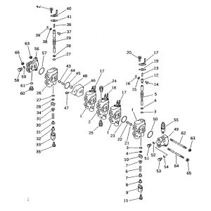 Aftermarket Sale-Parts Control Valve Ass'y 23D-60-12200, 23D6012200 For Komatsu Graders GD405A-2 from www.soonparts.com