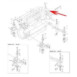 Aspa del ventilador de refrigeración 11E7-01380 para excavadora Hyundai R450LC-3(-#1000)