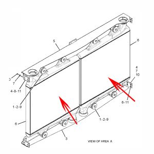 Core As-Aftercooler CA3231741, 323-1741, 3231741 For Caterpillar CAT Engine C175-16 Caterpillar Truck 795F AC from www.soonparts.com