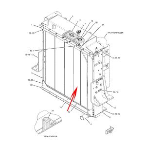 Core As-Radiator CA3874373, 387-4373, 3874373 For Caterpillar Wheel Tractor 657E 657G Caterpillar CAT Engine 3412C C18 from www.soonparts.com