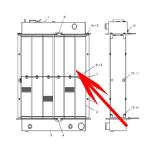 Core As-Radiator CA4W8886, 4W-8886, 4W8886 For Caterpillar Engine 3204 Caterpillar Wheel Skidder 508 from www.soonparts.com
