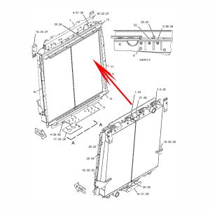 Core Radiator CA3382217, 338-2217, 3382217 For Caterpillar CAT Engine C32 Caterpillar Track-type Tractor D11T from www.soonparts.com