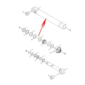 Cylinder CA3579785 357-9785 3579785 For Caterpillar CAT Engine C13 Caterpillar Excavator 330D L 336D 336D L 336D2 336D2 L 336E 336E L 336E LN 336F L
