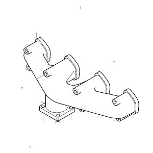 Buy Exhaust Manifold 6204-11-5120 for Komatsu Excavator PC60-3 PC60LC-3 Engine 4D95 from soonparts online store