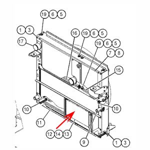 Fuel Cooler CA3841352, 384-1352, 3841352 For Caterpillar CAT Engine C18 C15 Caterpillar Excavator 374F L 390F L from www.soonparts.com
