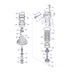 Swing Motor Seal Kit 708-7S-00230 7087S00230 For Komatsu Excavator PC118MR-8 PC110R-1 PW110R-1 PW118MR-8
