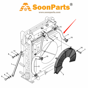 Buy Hose VOE14509313 for Volvo Excavator  EC330B EC360B from soonparts online store
