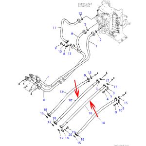 Hose 207-62-52610, 2076252610 For Komatsu PC350HD PC360 PC380 PC390 PC390LL PC400 PC400HD PC400ST PC410 PC300 PC300HD PC300LL PC300SC PC310 PC340 from www.soonparts.com 