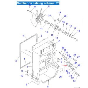 Hydraulic Gear Pump 705-21-26050 7052126050 for Komatsu Excavator PC1100-6 PC1250-7 PC1250-7 (Default)