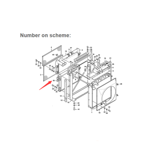 Nuovo tipo radiatore dell&#39;olio idraulico VOE14552200 VOE14515355 VOE14505920 per escavatore Volvo EC210B