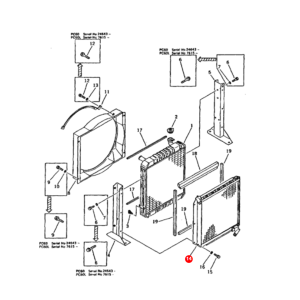 Hydraulic Oil Cooler 6639664 for Bobcat Excavator 130
