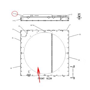 Hydraulic Oil Cooler CA1417952, 141-7952, 1417952 For Caterpillar CAT Engine 3412E Caterpillar Wheel Loader 990 990 II Caterpillar Wheel Dozer 844 from www.soonparts.com