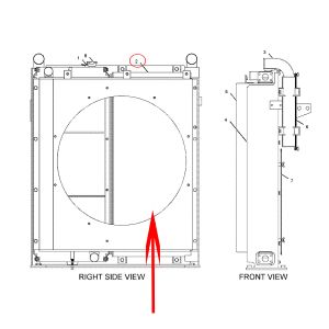Hydraulic Oil Cooler CA2364431, 236-4431, 2364431 For Caterpillar CAT Engine 3066 Caterpillar Excavator 320C S from www.soonparts.com 