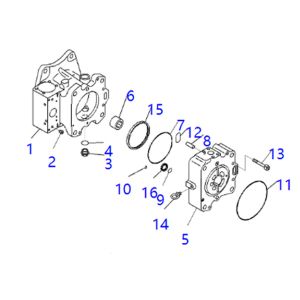 Hydraulic Pump Ass'y 708-4L-00931 7084L00931 708-4L-00930 7084L00930 For Komatsu Wheel Loaders WA800-3E0 WA900-3E0 WA800-3 WA900-3
