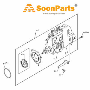 Buy Injection Pump for BOSCH 9 400 610 544 9400610544 ZEXEL 101492-0860 1014920860 K 14BC INJECTION PUMP ASSY PE4A 5A PE from soonparts online store