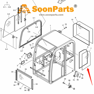left-rear-glass-903-00029-90300029-for-doosan-daewoo-excavator-b55w-1-solar-55-v-plus-solar-55w-v-plus-solar-75-v