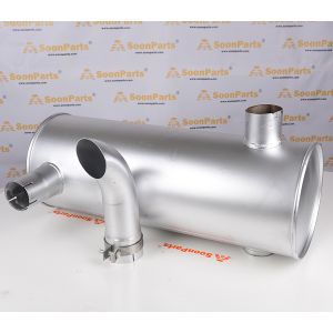 Muffler Silencer 4448415 for Hitachi Excavator ZX330 ZX330-3G ZX350H ZX500W Engine 6HK1 for sale at www.soonparts.com online store